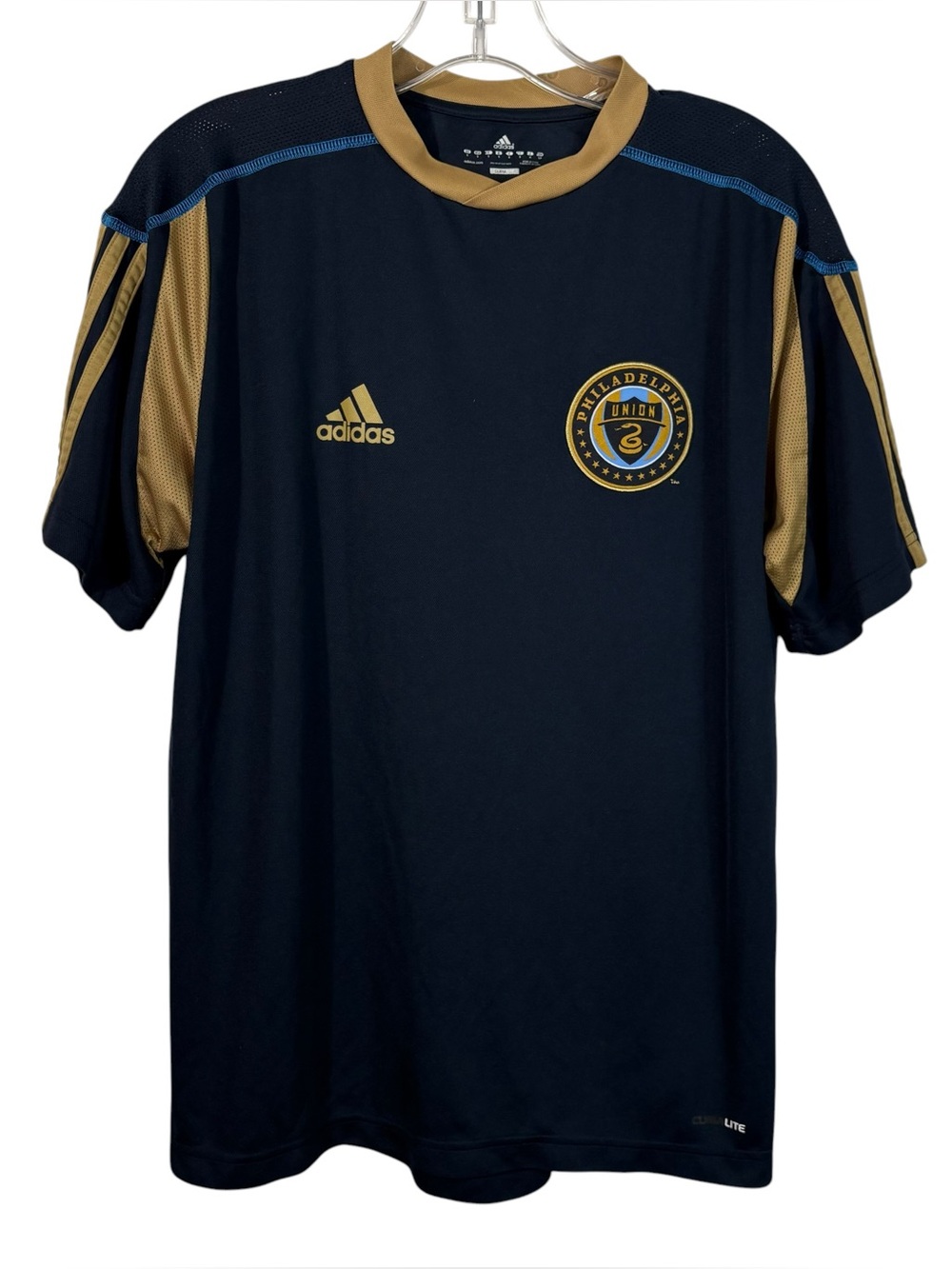 Adidas 2010 Philadelphia Union MLS Mens Climalite Soccer Jersey Small S Futbol